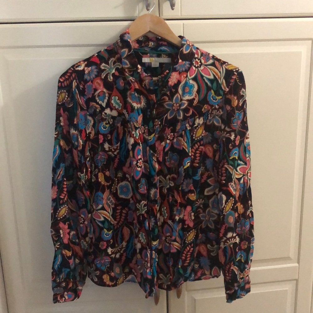 Boden LS Blouse w/ Pintucking